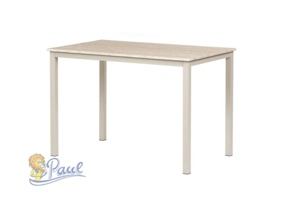 Jídelní stůl 110x70x75cm, mdf, travertin, GDT-202 TRV