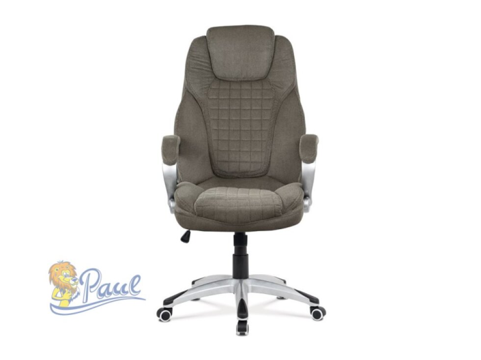 Kancelářské křeslo, houpací mechanismus, šedá, KA-G196 GREY2