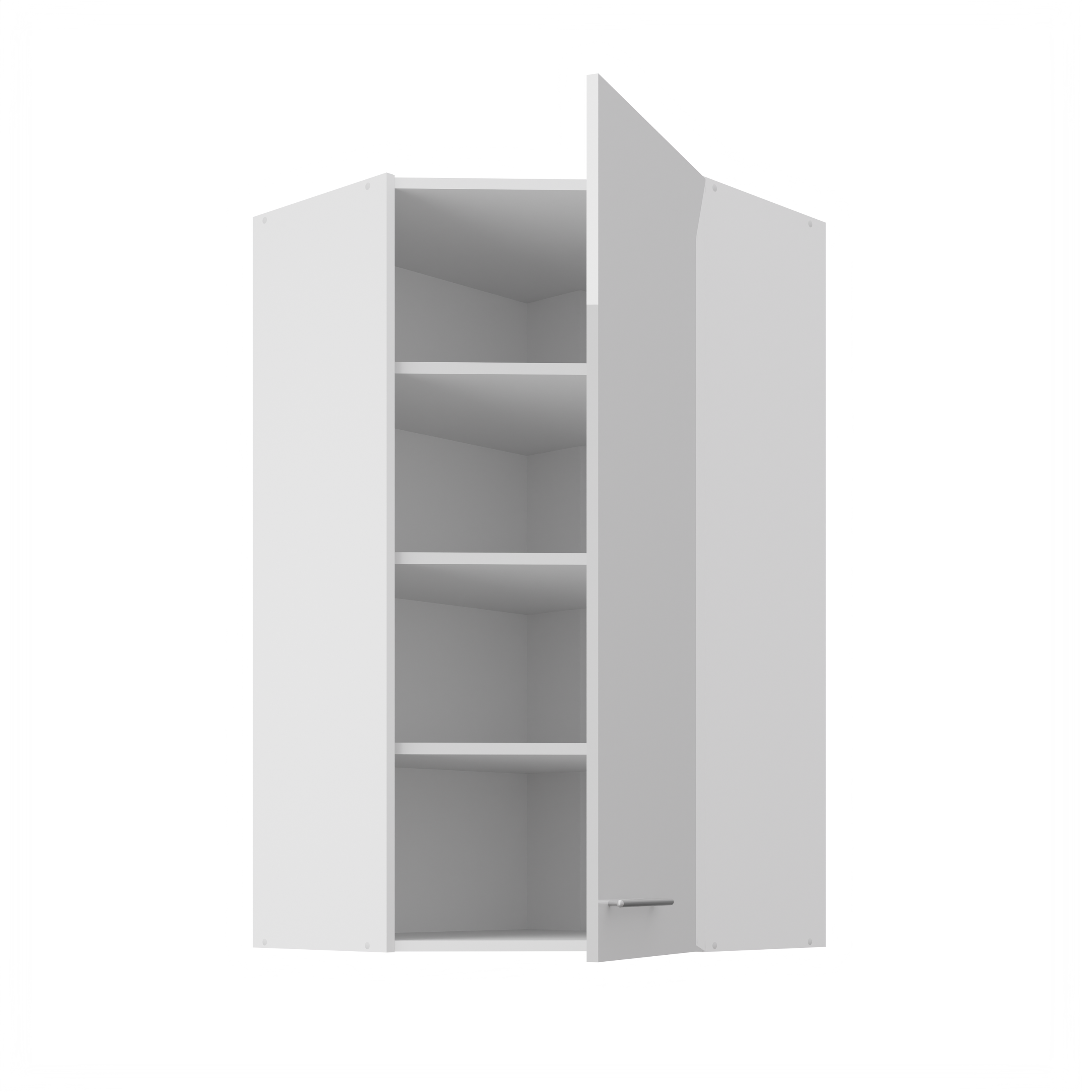 Horní rohová skříňka Lara 60x60 GN-108 1F (45°)