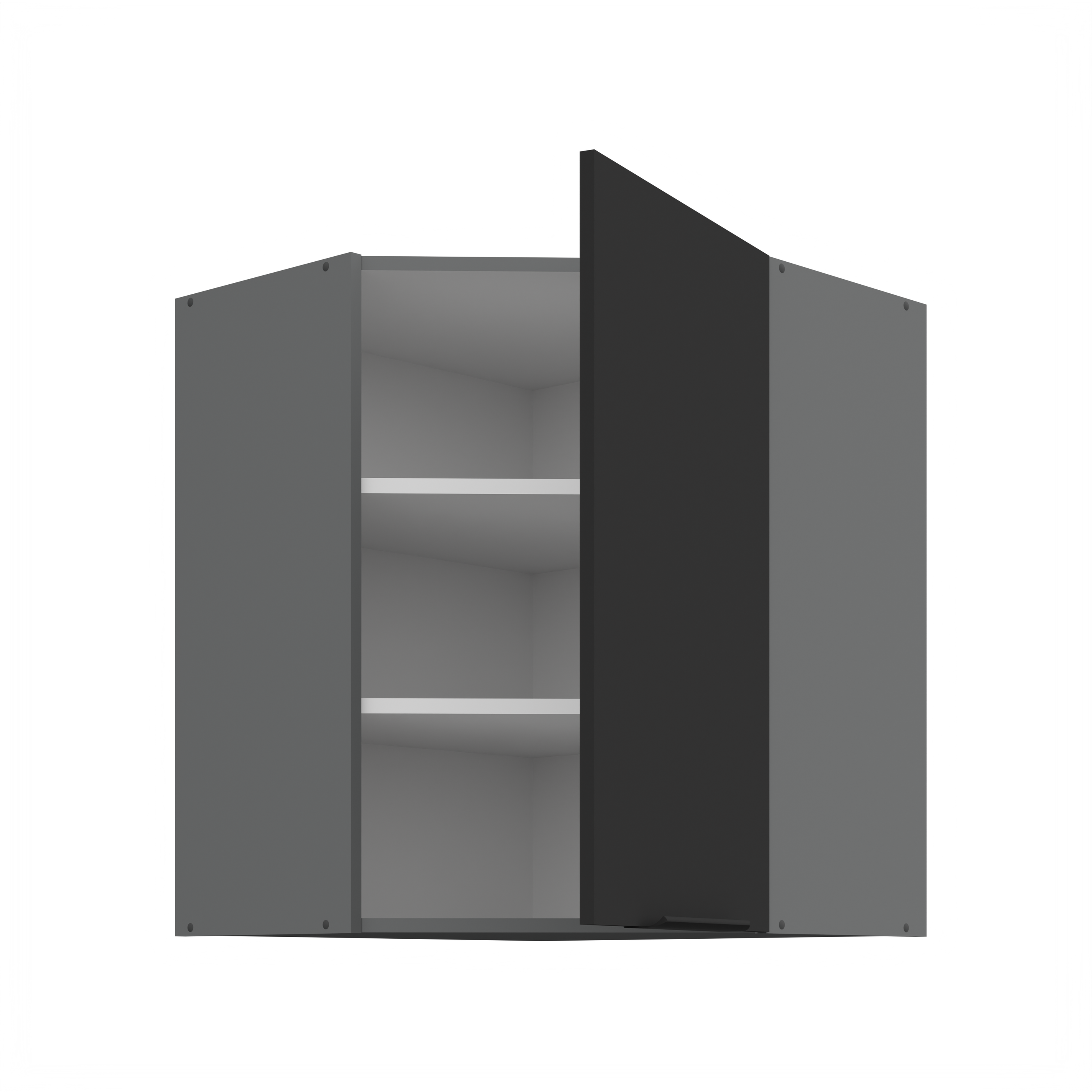 Horní rohová skříňka Aria ANT 60x60 GN-72 1F (45°)