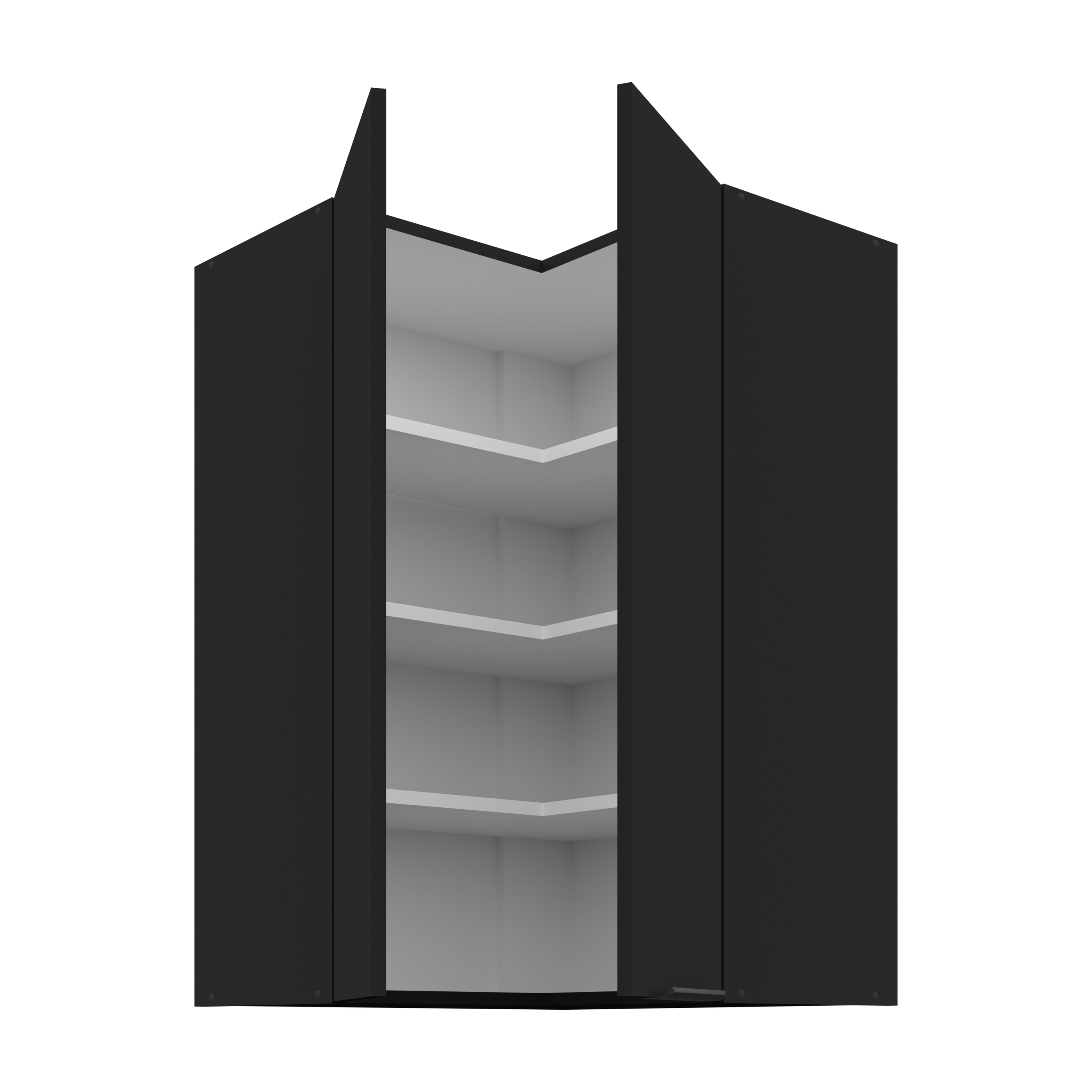 Horní rohová skříňka Siena 60x60 GN-90 2F (90°)