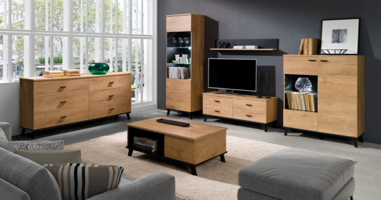 Závěsná vitrína John 9