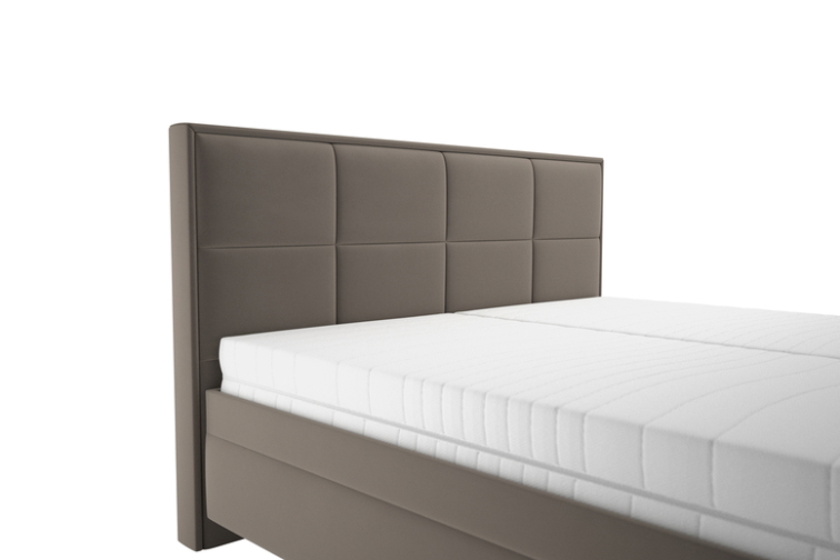 Postel Ela - látka Tiffany 29 Taupe s matracemi