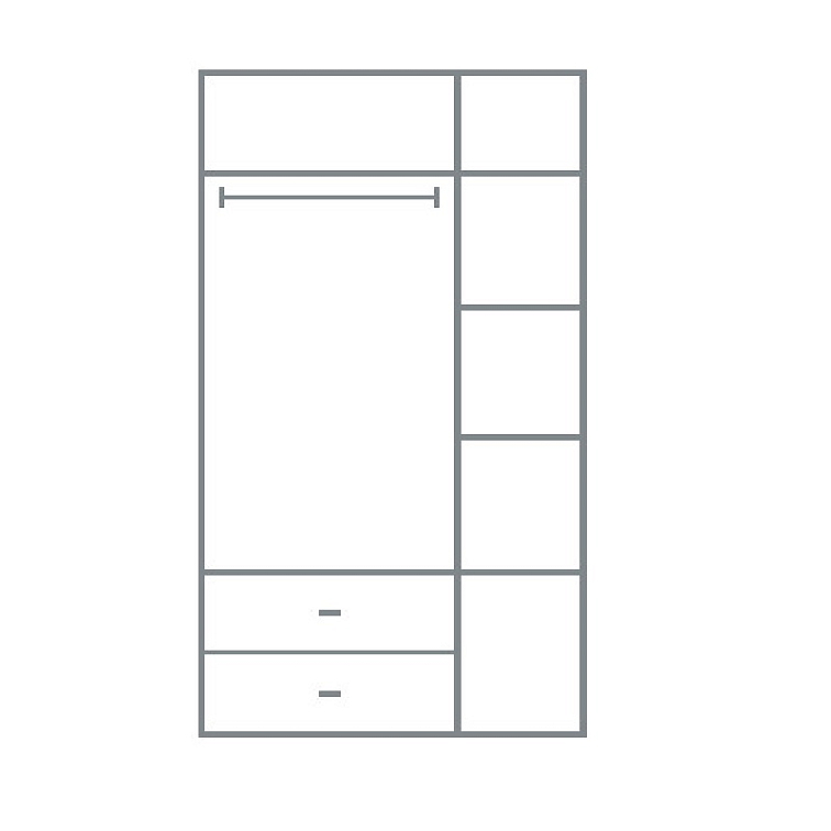 Šatní skříň AllMo AL2