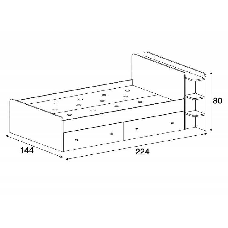 Postel Como CM13 - 120x200 cm