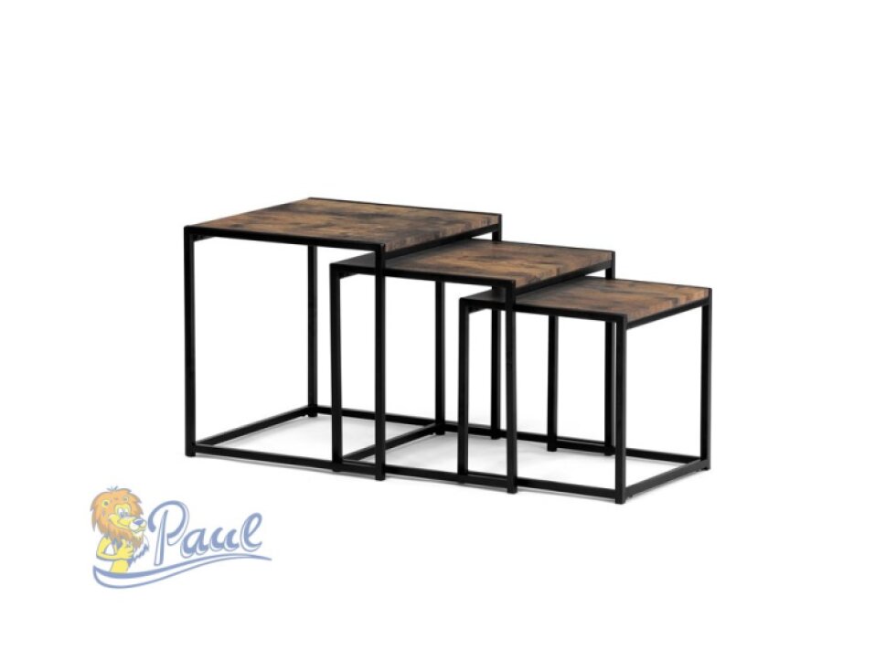 Konferenční stolek 45x45cm, mdf, hnědá, AF-3003 OLW