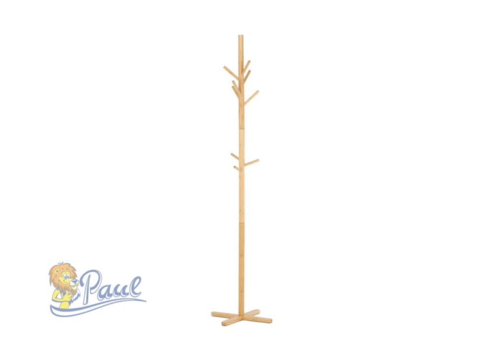 Stojanový věšák, bambus, přírodní, DR-B016 NAT