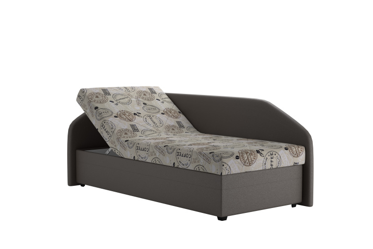 Válenda Turi - 90 cm - látka Coffe / Trinity 8 - krátké + dlouhé čelo