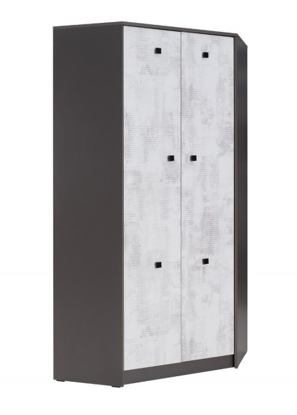 Rohová šatní skříň Tommy 4