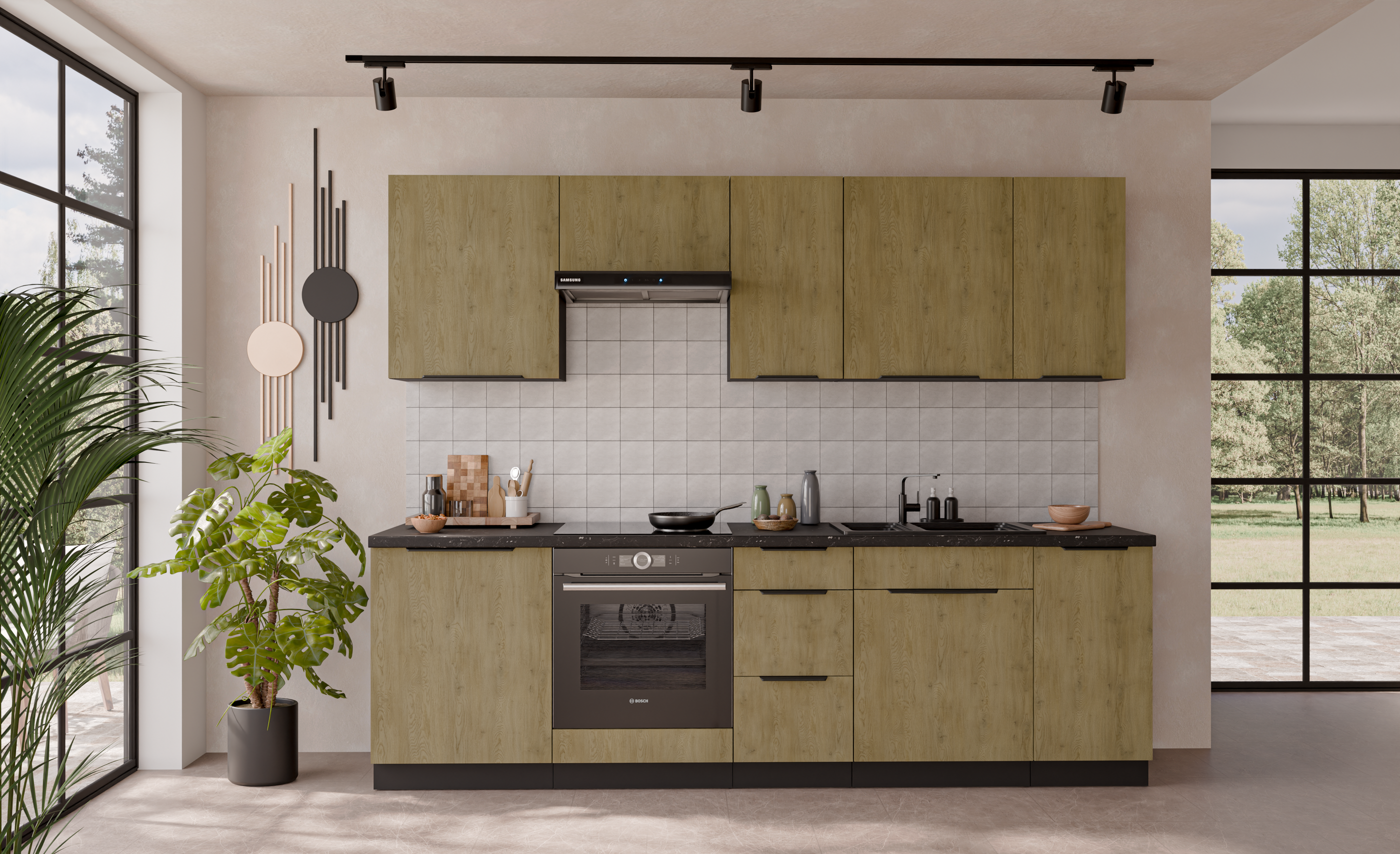 Kuchyňská linka 260 cm Cremona 2