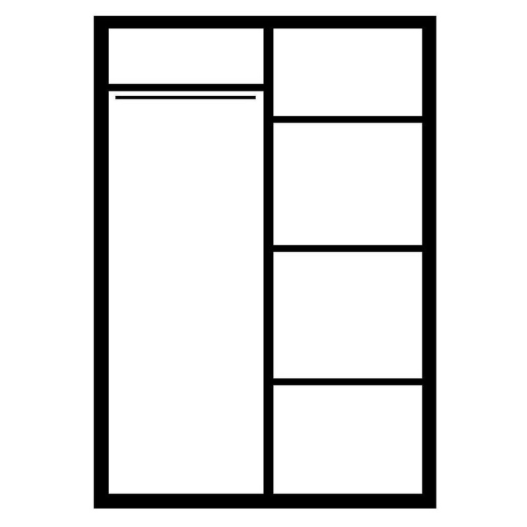 Šatní skříň Diana DA1