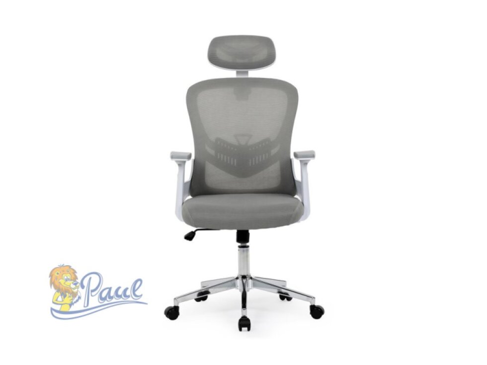 Kancelářská židle, houpací mechanismus, šedá, KA-K2031 GREY