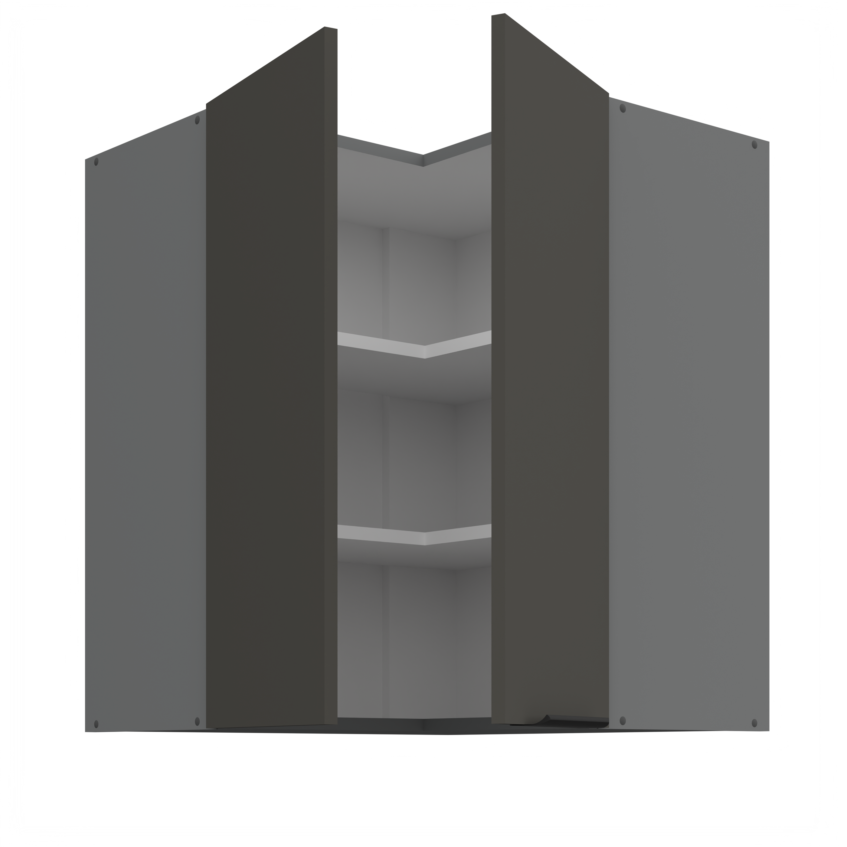 Horní rohová skříňka Aria ANT 60x60 GN-72 2F (90°)