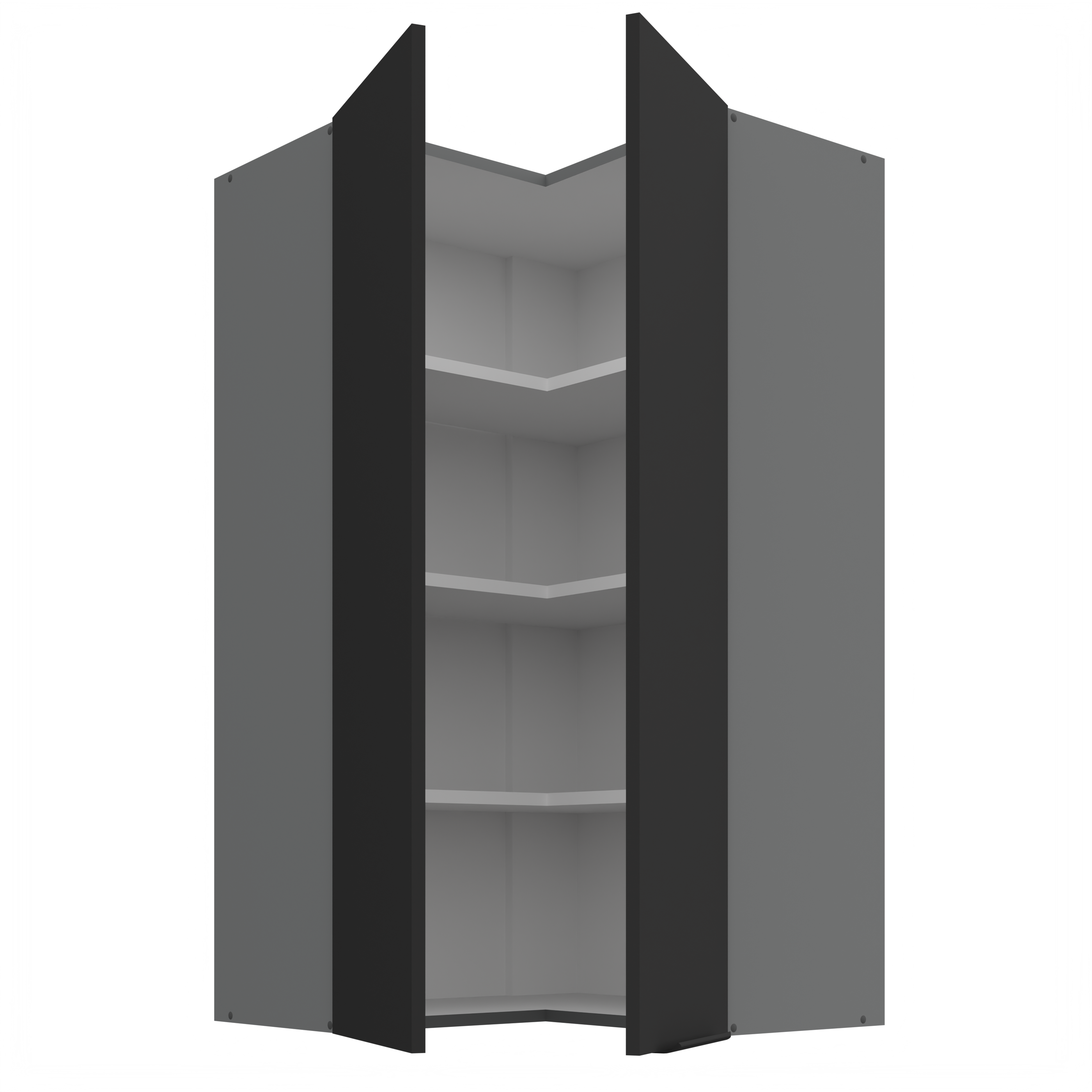 Horní rohová skříňka Aria ANT 60x60 GN-108 2F (90°)