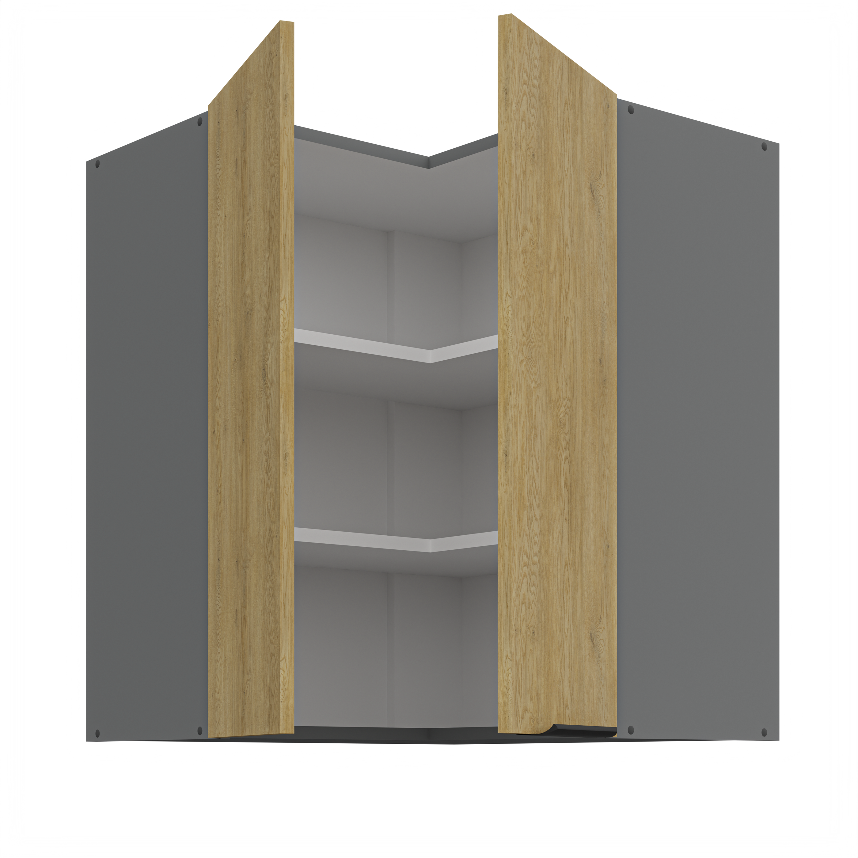 Horní rohová skříňka Cremona ANT 60x60 GN-72 2F (90°)