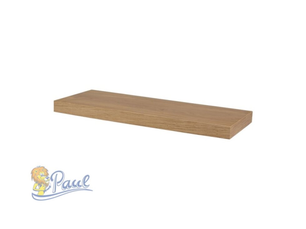 Polička, mdf, hnědá, P-001 DUB