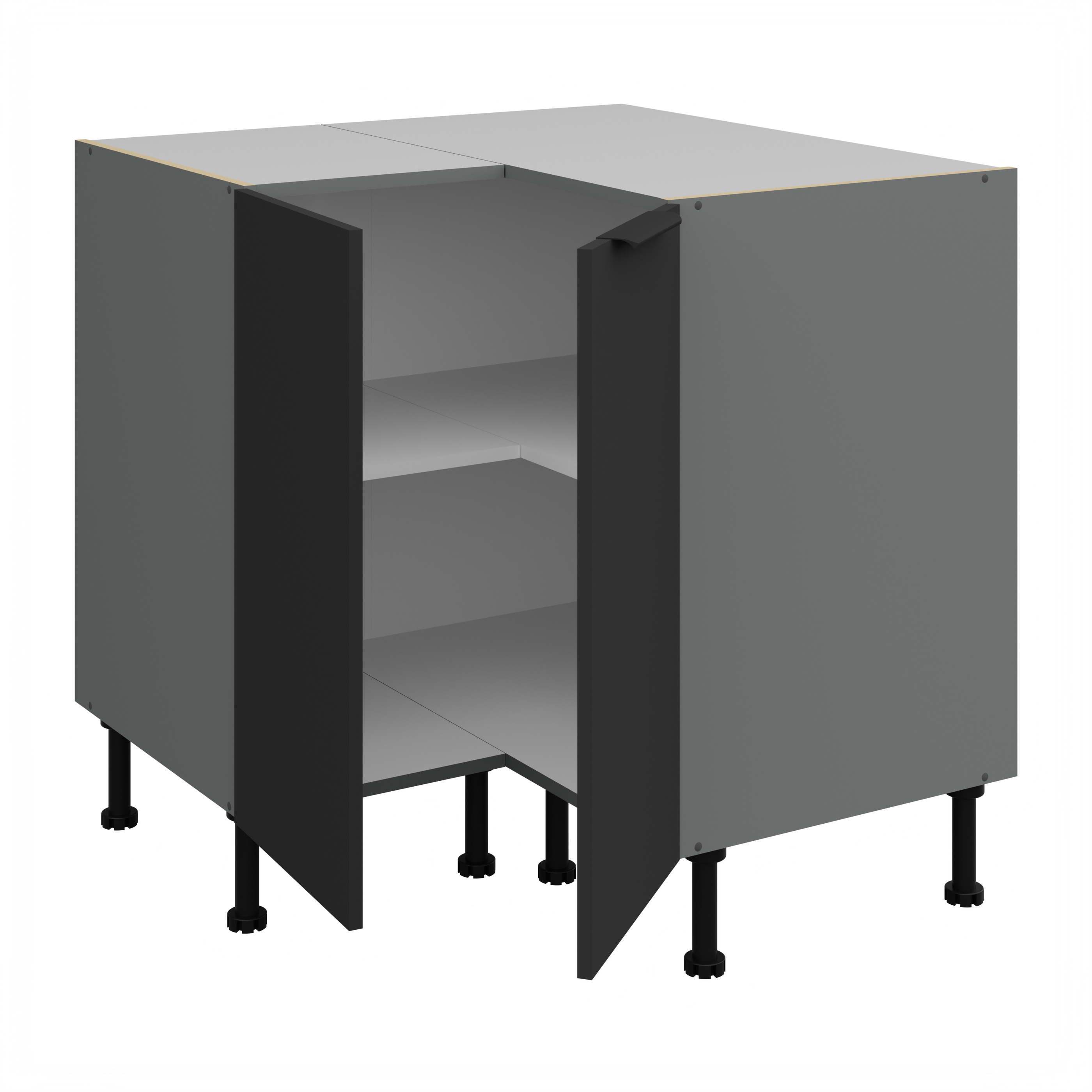 Spodní rohová skříňka Aria ANT 90x90 DN 2F BB