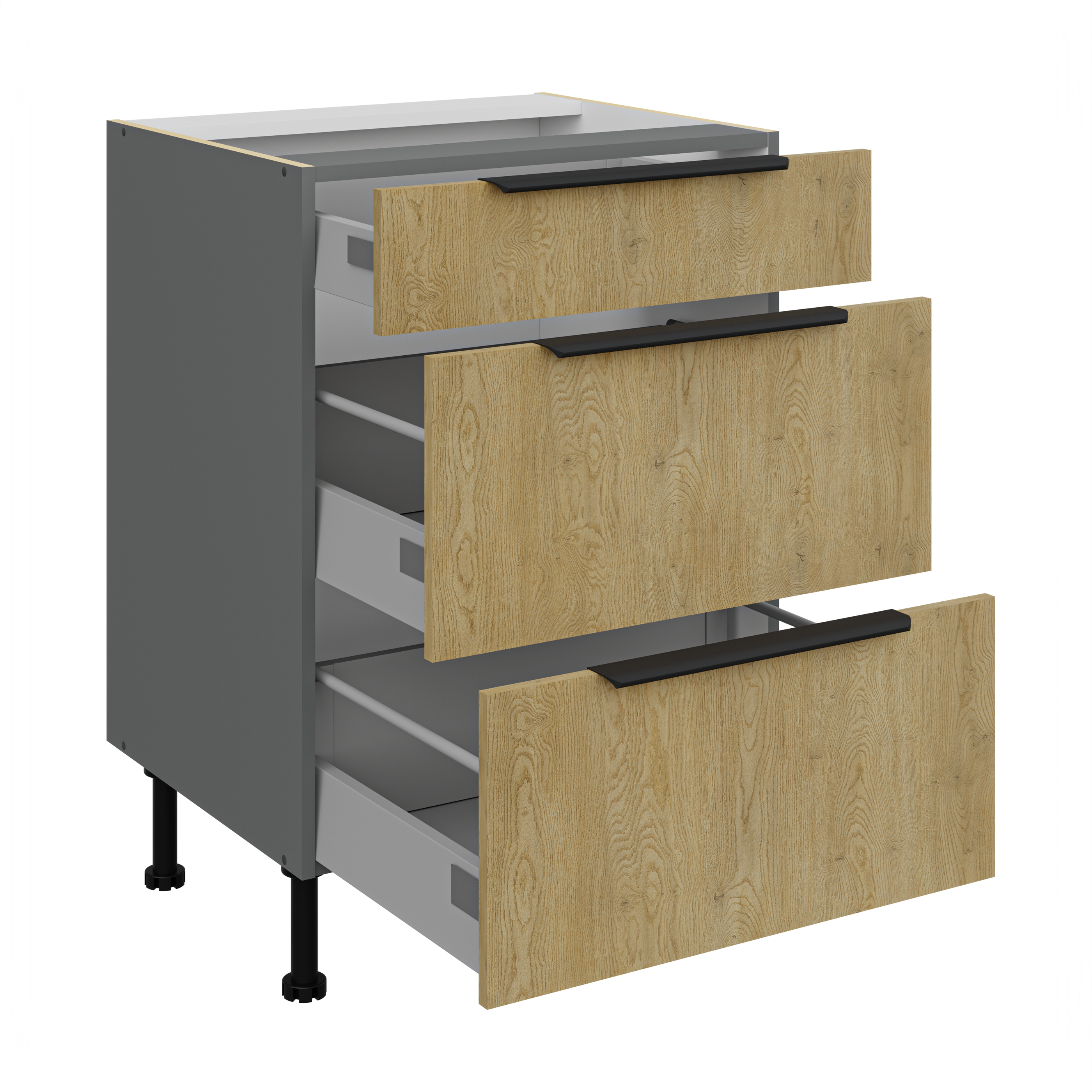 Spodní skříňka Cremona ANT 60 D 3S BB - Premium Box