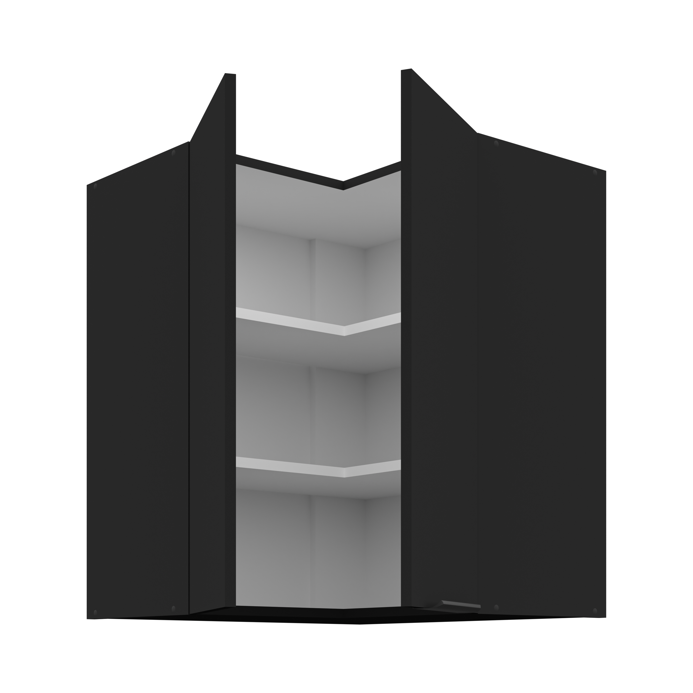 Horní rohová skříňka Siena 60x60 GN-72 2F (90°)