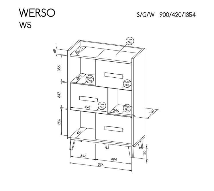 Komoda Werso W5
