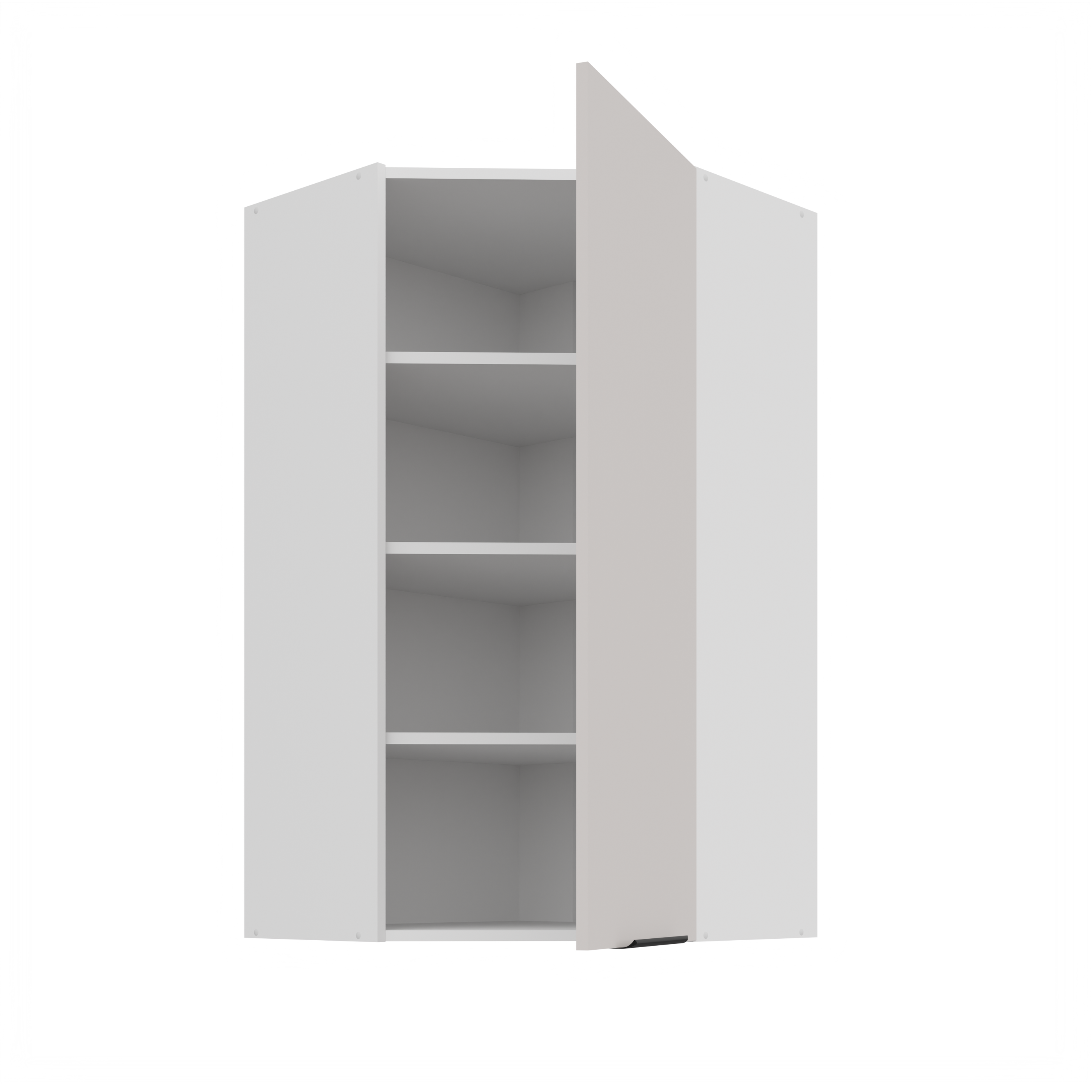 Horní rohová skříňka Como 60x60 GN-108 1F (45°)