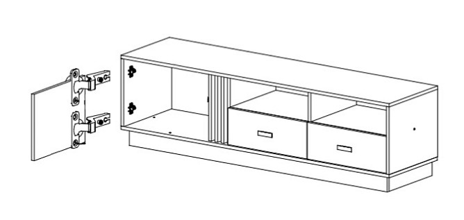 Televizní stolek AllMo AL6