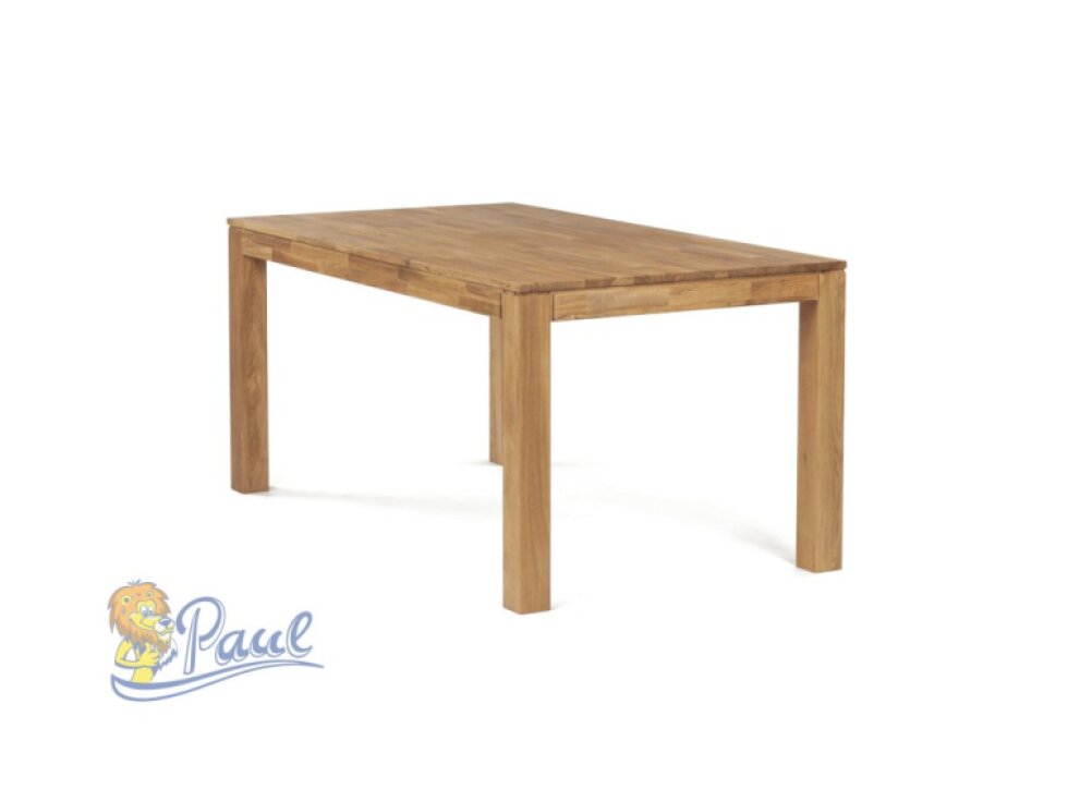 Jídelní stůl 160x90x75, masiv dub bílý, povrchová úprava olejem, nohy 8x8 cm