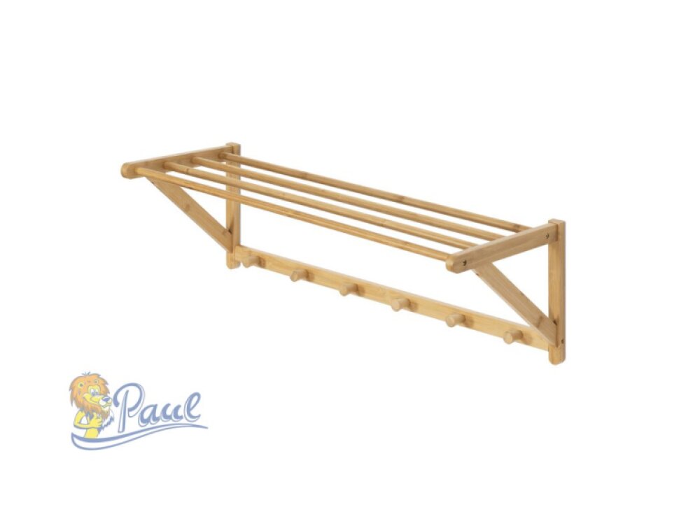 Věšák, bambus, přírodní, DR-B004 NAT