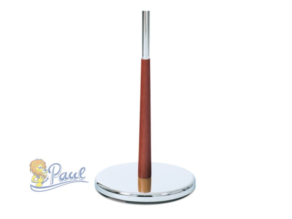 Němý sluha, výška 120 cm, masiv kaučukovník, hnědé moření, kov chrom, nos. 5 kg