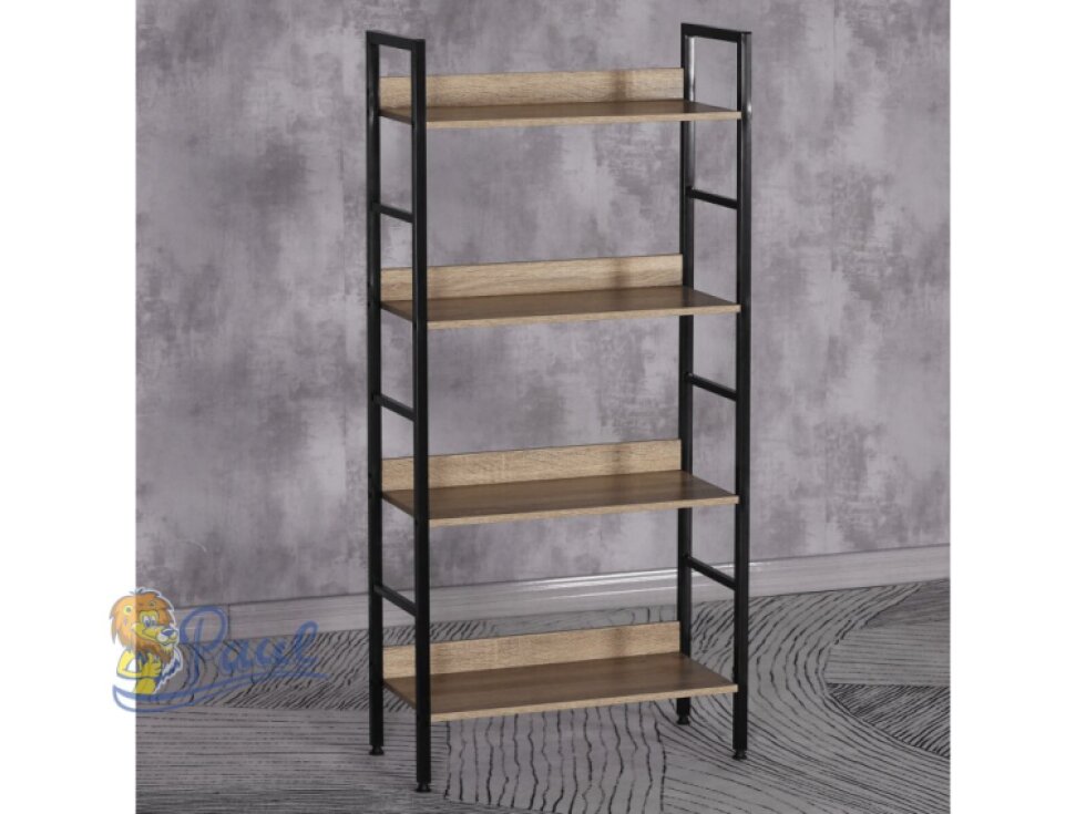 Regál, mdf, hnědá, GD-314 OAK