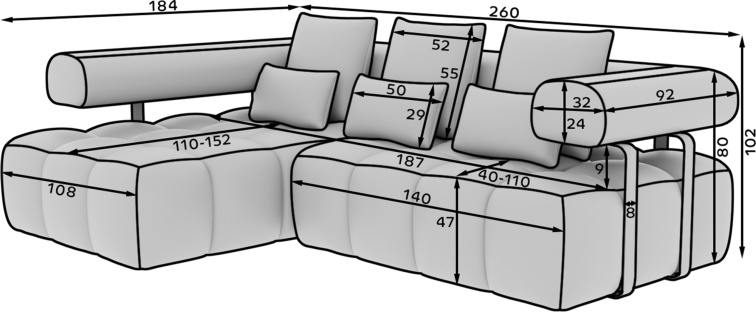 Sedací souprava Levvi