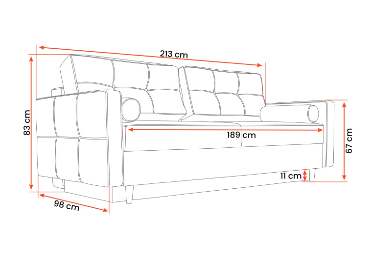 Pohovka Pastella - Queens 21