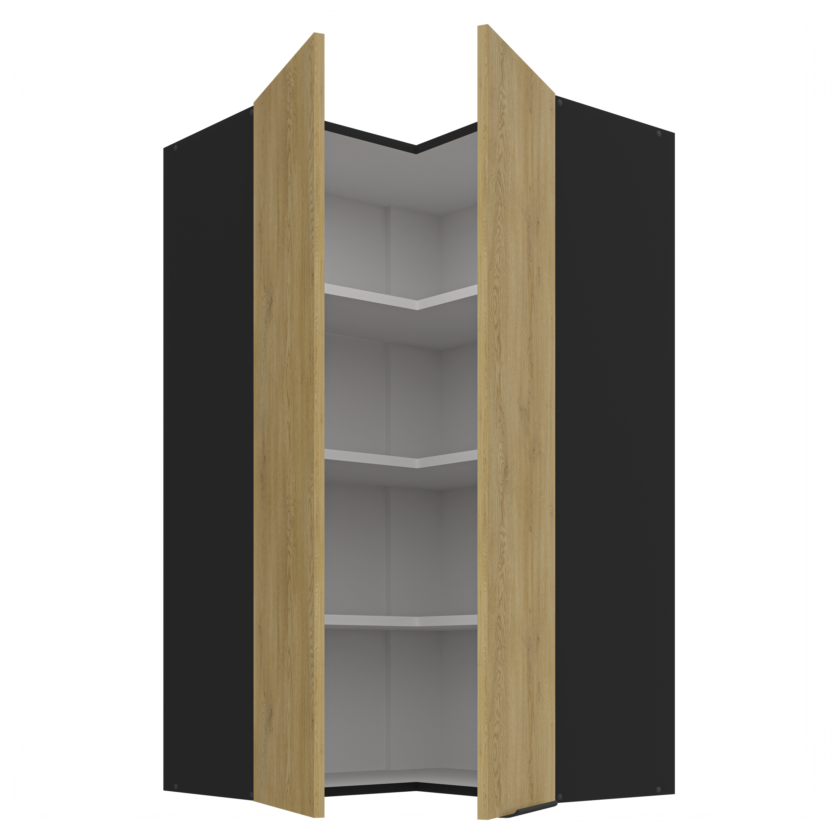 Horní rohová skříňka Cremona 60x60 GN-108 2F (90°)