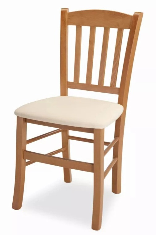 Masiv židle Pamela - čalouněný podsedák