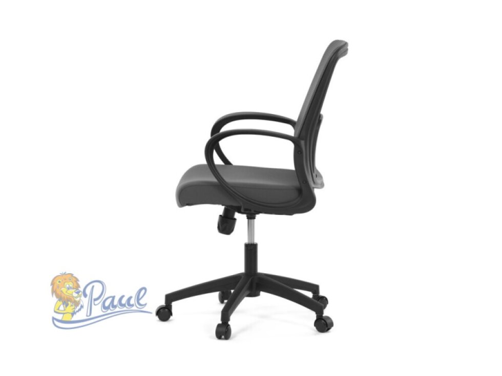 Kancelářská židle, houpací mechanismus, šedá síťovina, KA-S3015 GREY