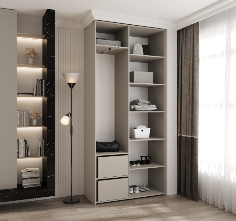 Zásuvky pro šatní skříně COMO