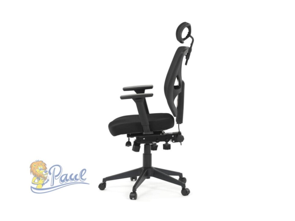 Kancelářská židle, asynchronní mechanismus, černá, KA-Q8250 BK