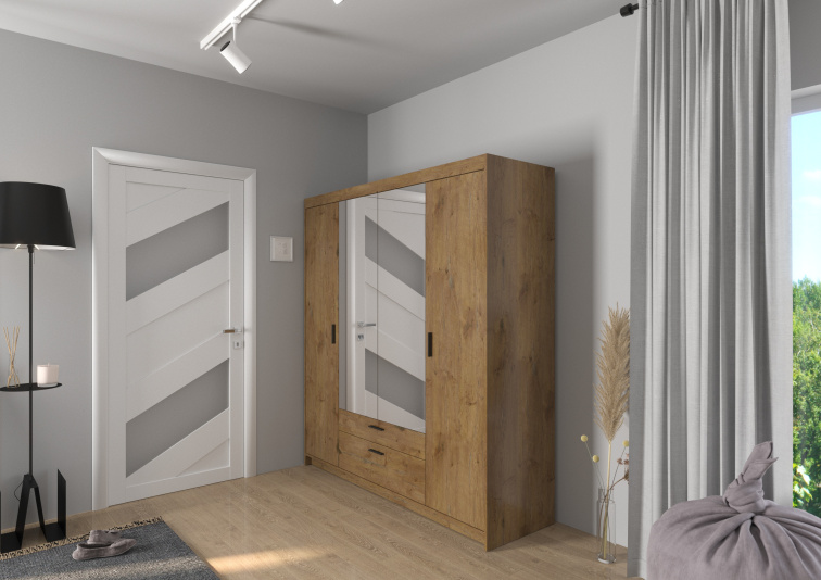 Šatní skříň Elena 3D