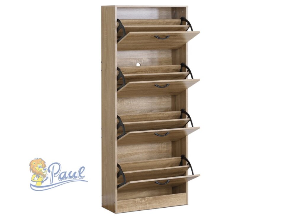 Botník, mdf, hnědá, ABO-G1018 OAK