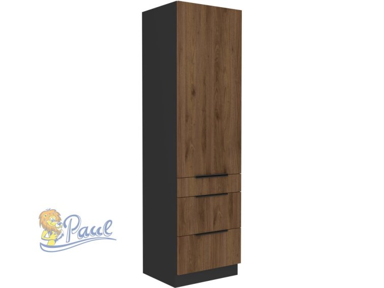 Vysoká potravinová skříňka Monza 60 DKS-210 3S1F - Premium Box