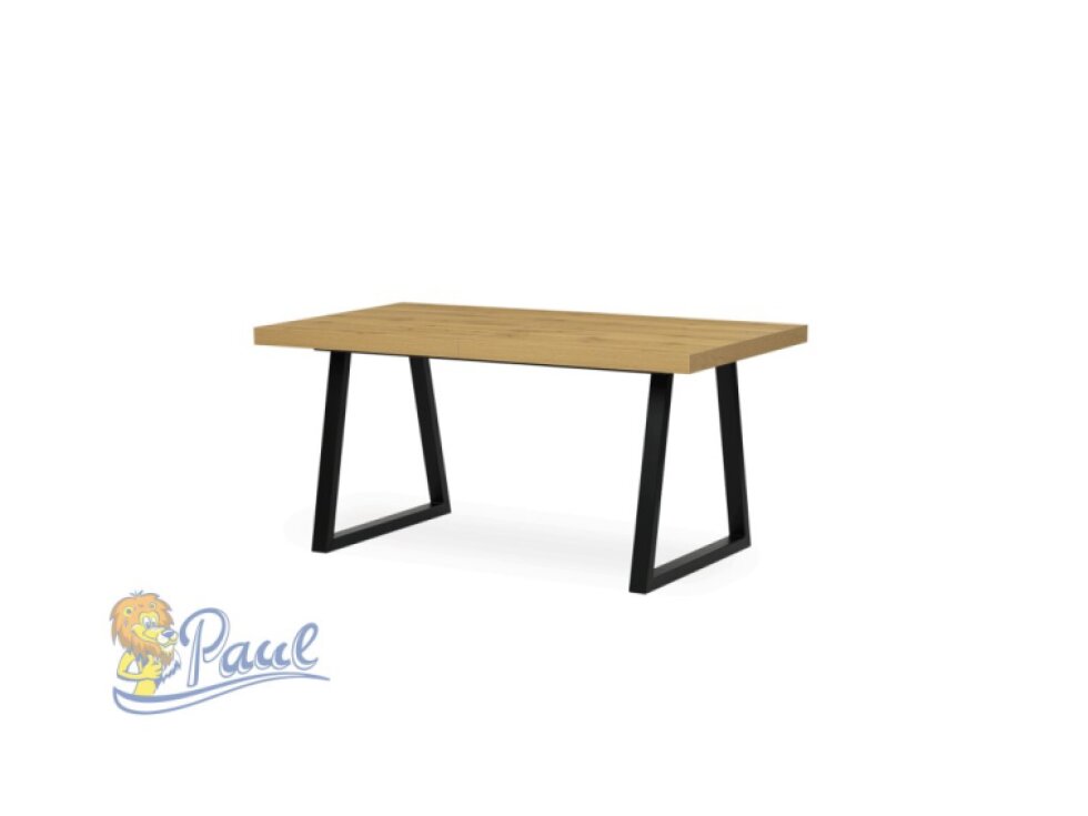 Jídelní stůl rozkládací 160-240x90 cm, lamino, dub, HT-R5624 OAK