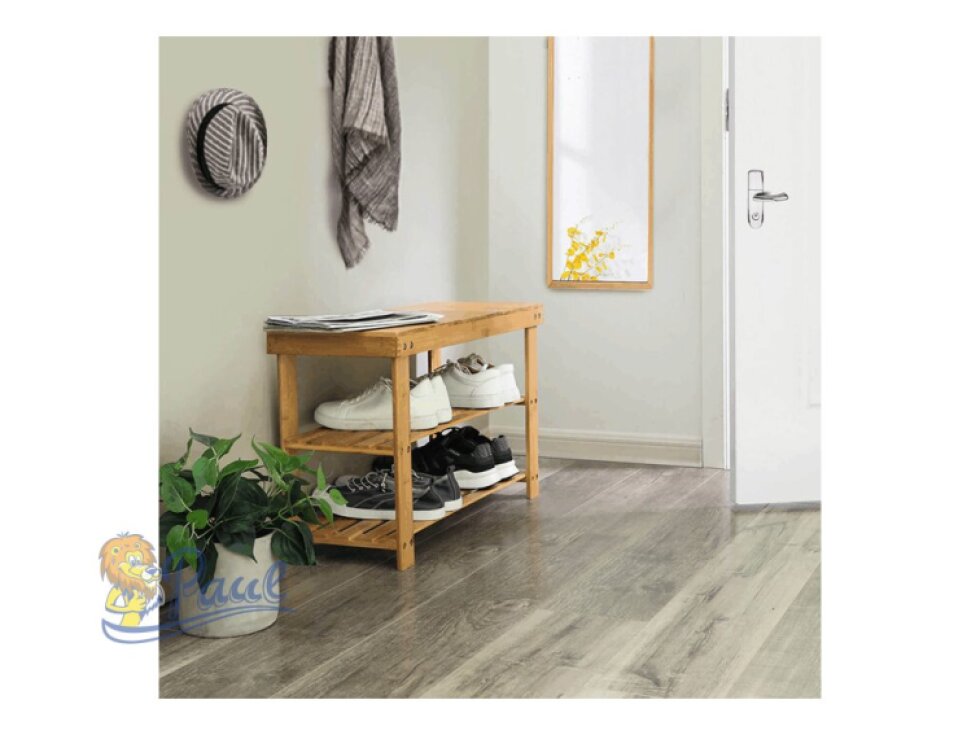 Botník, bambus, přírodní, ABO-E1004 NAT