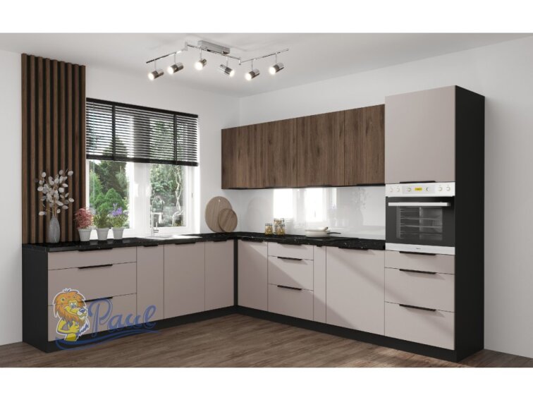 Rohová kuchyňská linka 265x295 cm Monza / Arona