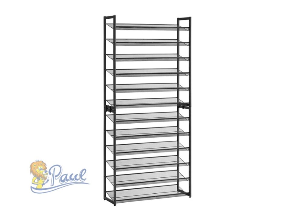 Botník, kov, černá, ABO-E1112 WT
