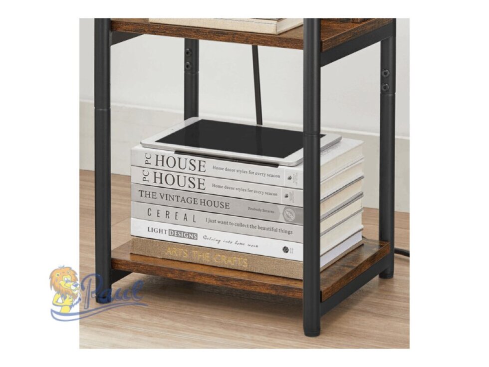 Odkládací stolek 30x34x58cm, mdf, old wood, AFK-E1175 OLW