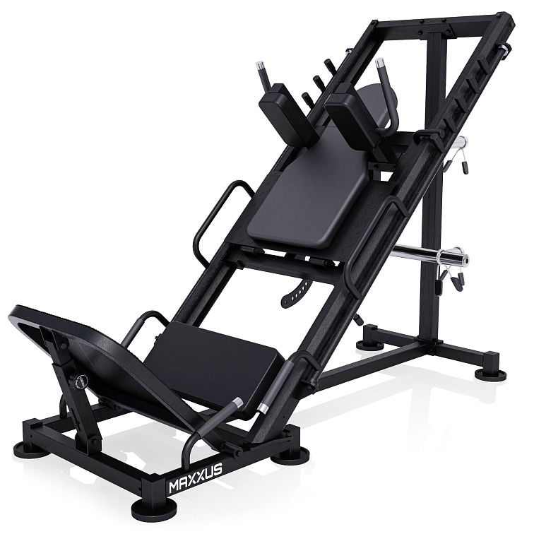 MAXXUS 2in1 Beinpresse - Hackenschmidt und Beinpresse