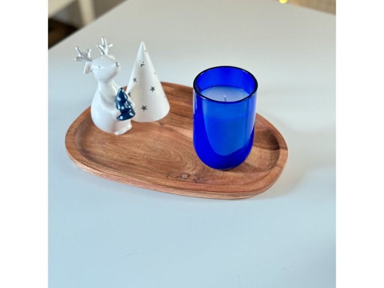 Sójová svíčka Modré sklo