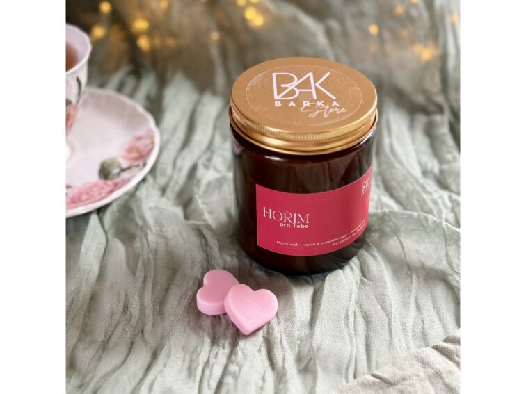 Sójová svíčka Hořím pro Tebe