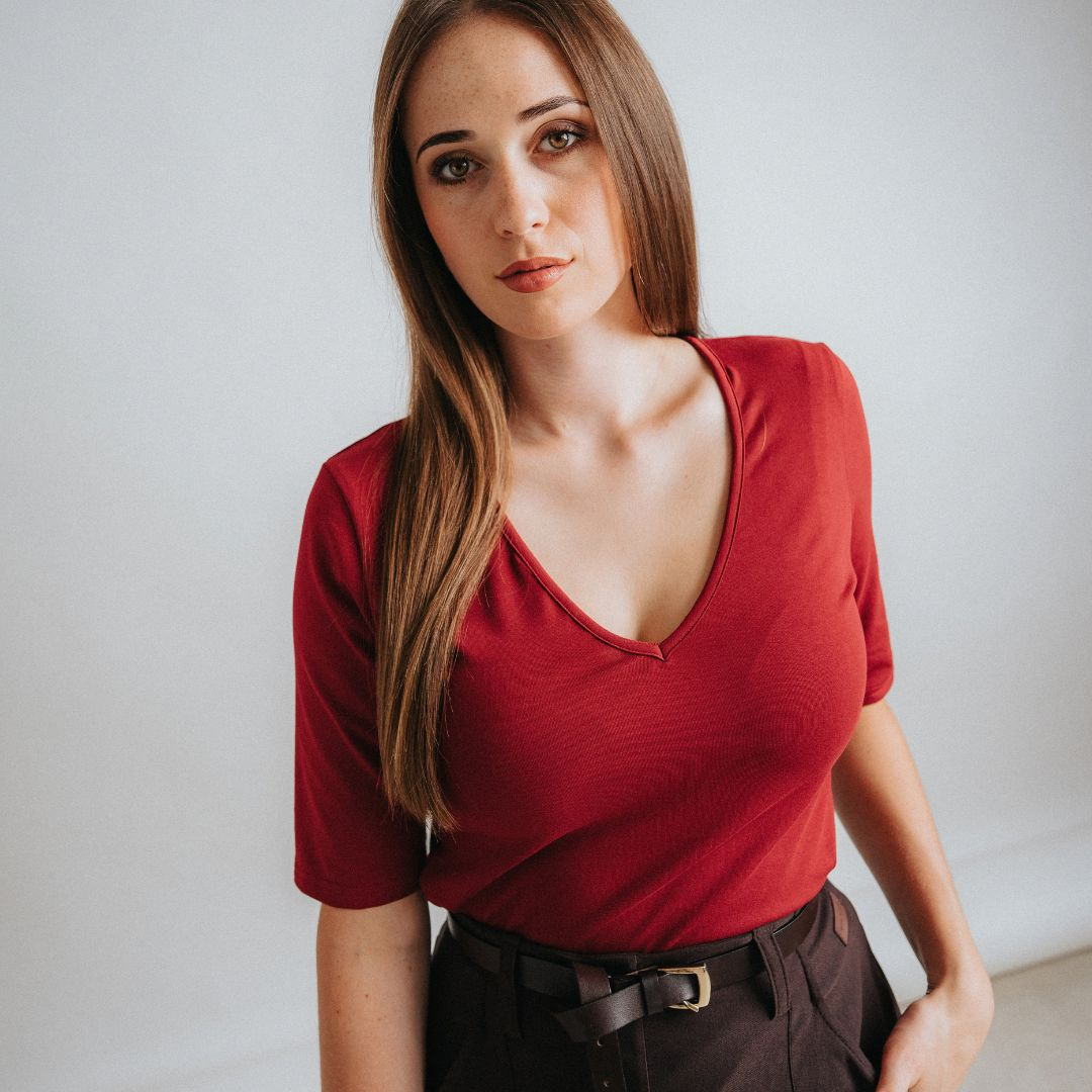 Dámské modré tričko "ADRI"