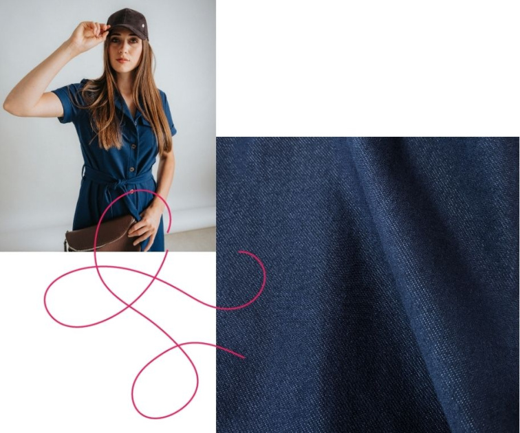 Šaty Savoy Indigo